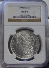 1900 O US Morgan Silver Dollar $1 NGC MS64 (Lustrous)
