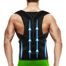 True Fit Posture Corrector Support Belt Adjustable Women Men Medical Clavicle