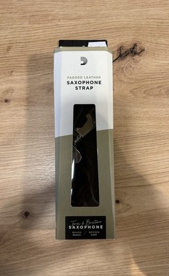 Brauner Tenor-/Baritonsaxophon-Riemen von D Addario