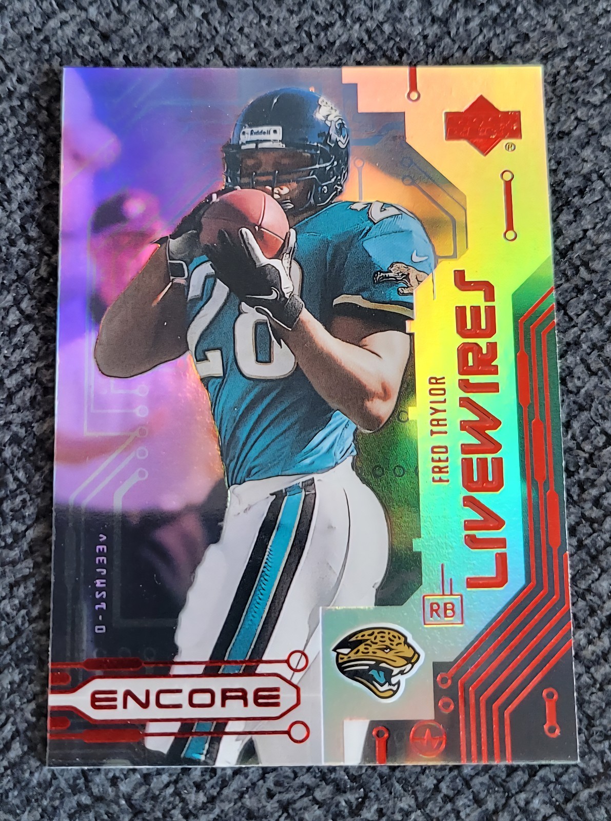 FRED TAYLOR - 1999 Upper Deck Encore LIVEWIRES #L8  **MINT**  FREE SHIP & RETURN