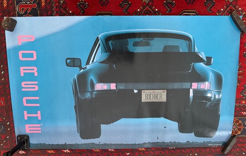 Original 1989 Flying Porsche 911 Poster / SEINFELD