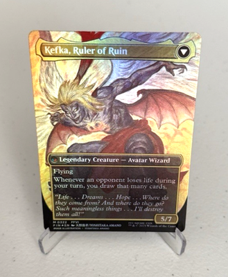 ERROR CARD Kefka, Court Mage Borderless Foil - 0322 - Final
