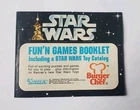 Vintage 1977 Kenner Star Wars Burger Chef Fun' n Games Booklet Toy Catalog RARE