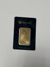 The Perth Mint 1oz Gold Bar 999.9 Fine Gold Certified 2948.38 per troy oz