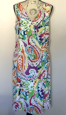 Lauren Ralph Lauren Dress and Brooch Womens  Ruched Sheath Back Zip Size 10