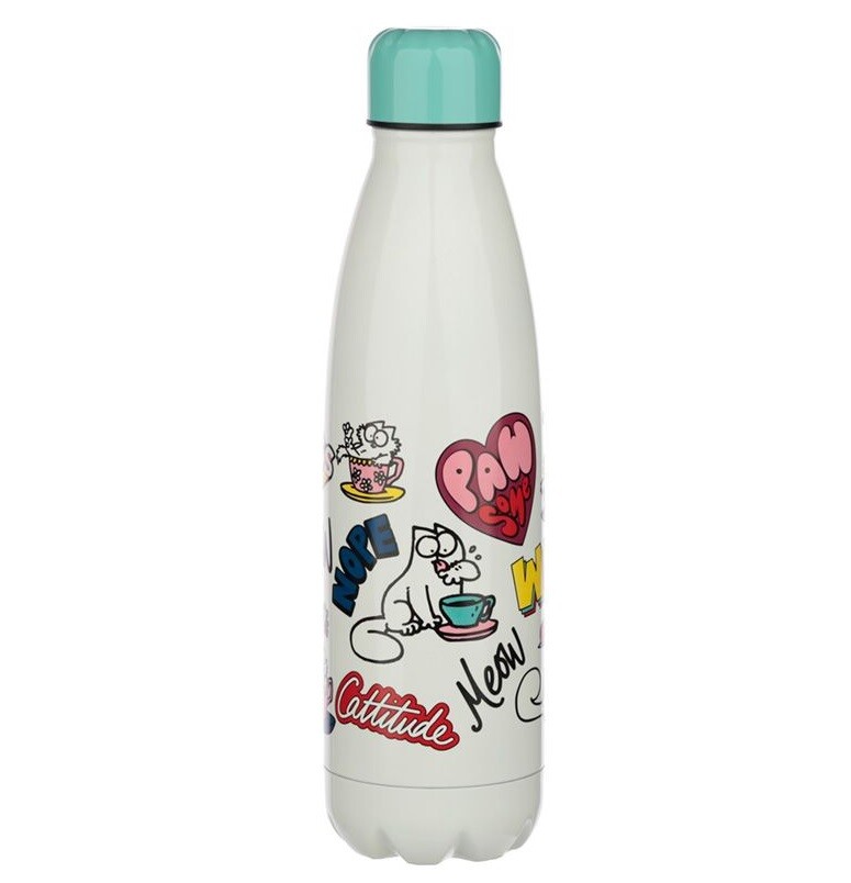 AS Roma Thermosflasche - 460ml Edelstahl Für Schule & Freizeit