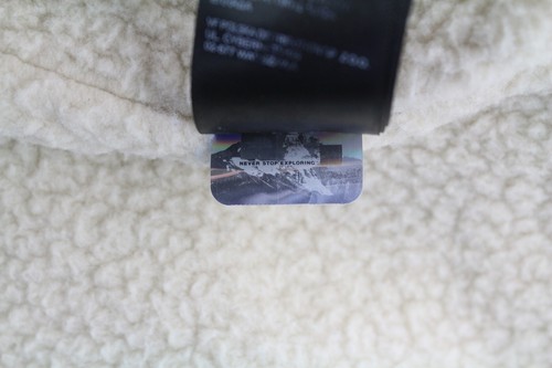 The North Face Campshire Men's Jacket S BLACK Überhemd Fleece Lined Push Button - Picture 9 of 11
