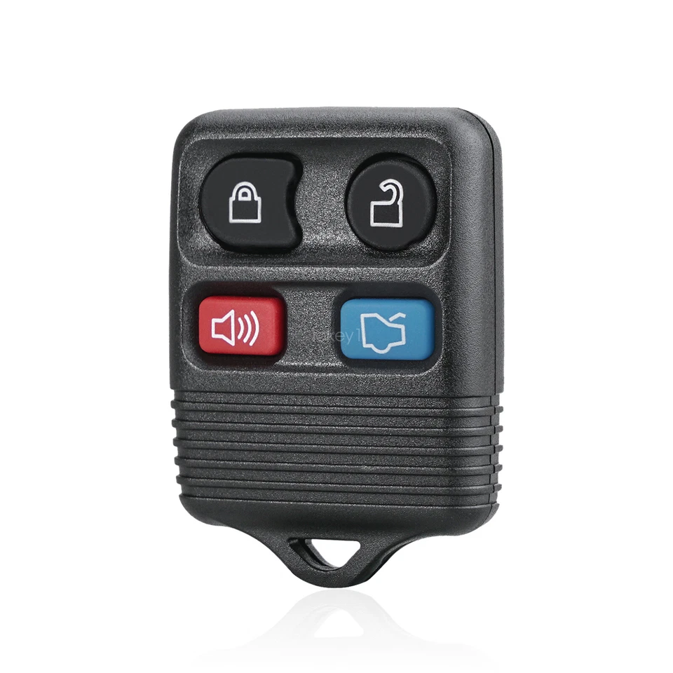 2 mandos a distancia de entrada sin llave 4B + llave de encendido con chip 4D63 para Ford Lincoln Mercury Foto 4 de 4