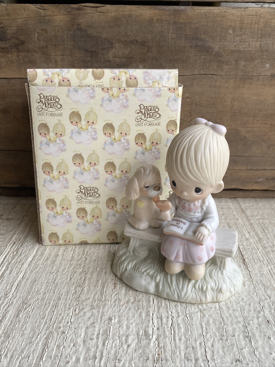 Precious Moments /Loving Is Sharing Figurine/1979 Jonathan & David