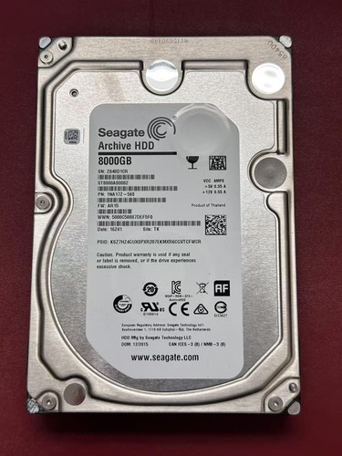 Seagate Archive ST8000AS002 8TB 5900RPM SATA 6Gb/s 128MB Cache 3.5"
