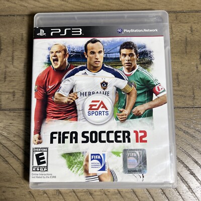 FIFA Soccer 12 (Sony PlayStation 3, 2011) With Manual CIB