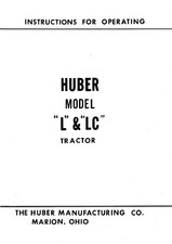 Huber Model L and LC Tractor (please read description)