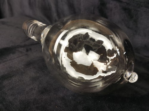 Antique Vintage Glass Hospital Urinal Bedside Medical Bottle Clear Collectible - Bild 7 von 7