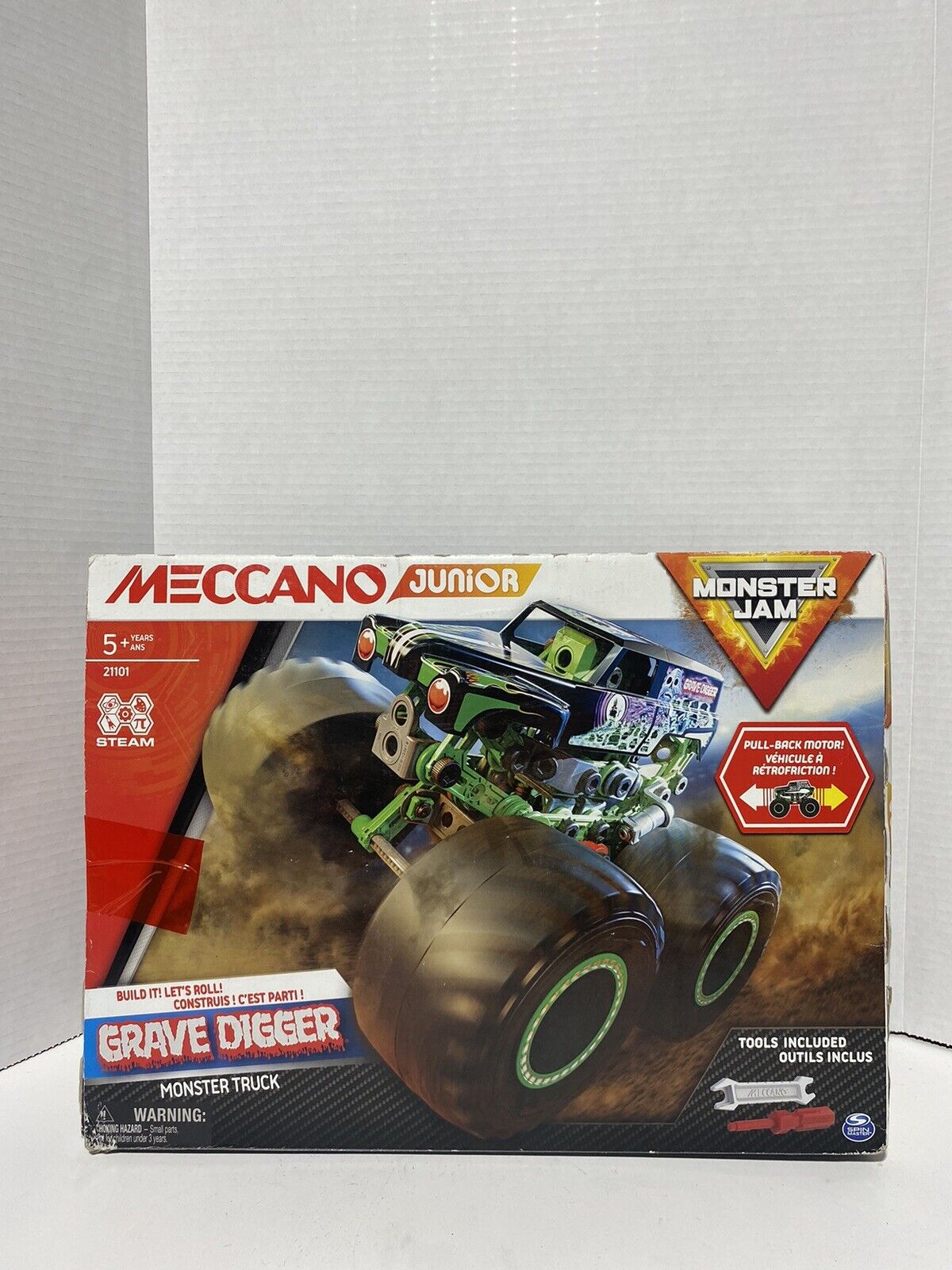 Meccano - Monster Truck Grave Digger Meccano Junior - Age 5 ans