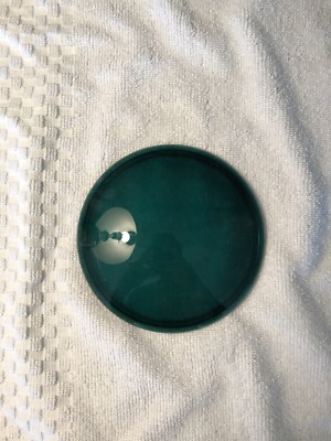 NOS Steber UTI-Lite Green Glass Lens Outdoor Automotive KOPP Glass Rare