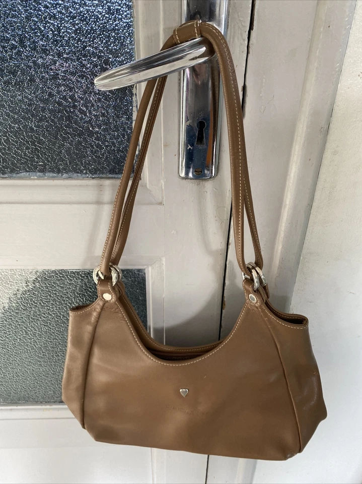 sac lancaster marron porte épaule occasion - Photo 1/4