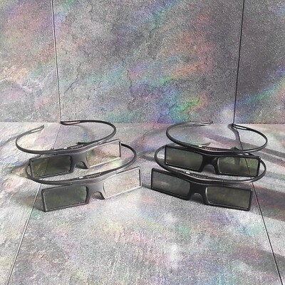 4x Samsung 3D Active Glasses SSG-4100GB 3D Brille Brillen 4 Stück 