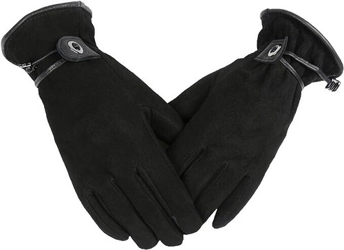 Schott Nyc Black Leather Gloves Zipper Size S Single | eBay