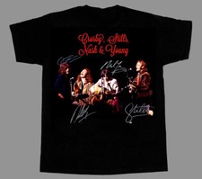 New Hot Crosby Stills Nash Young Band Heavy Cotton Tee Shirt TT839