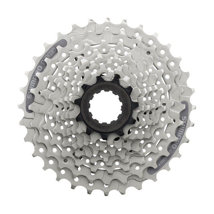 SHIMANO ALTUS 9-Speed Silver MTB Cassette Sprocket CS-HG201-