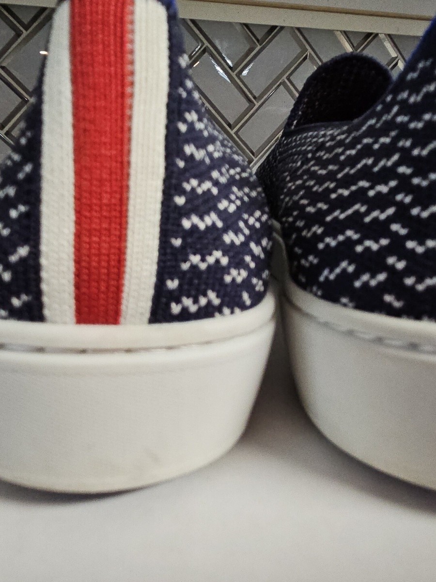 Rothy’s The Original Slip-On Sneaker Shoe Maritime Gradient Women’s 9.5 Red Blue Rothy main image 3