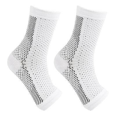 2 Pairs Toeless Soothe Socks Foot Ankle Brace Compression Socks for Neuropathy