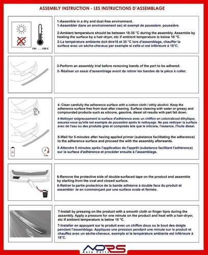 FORD MONDEO V TURNIER COMPATIBLE 2015- PROTECTION PARE-CHOCS ARRIERE - Imagen 7 de 10