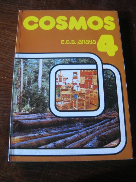 LIBRO EGB COSMOS 4º 4 E.G.B. ANAYA 1981 SIN USAR LIBRO DE TEXTO LIBRERIA NUEVO