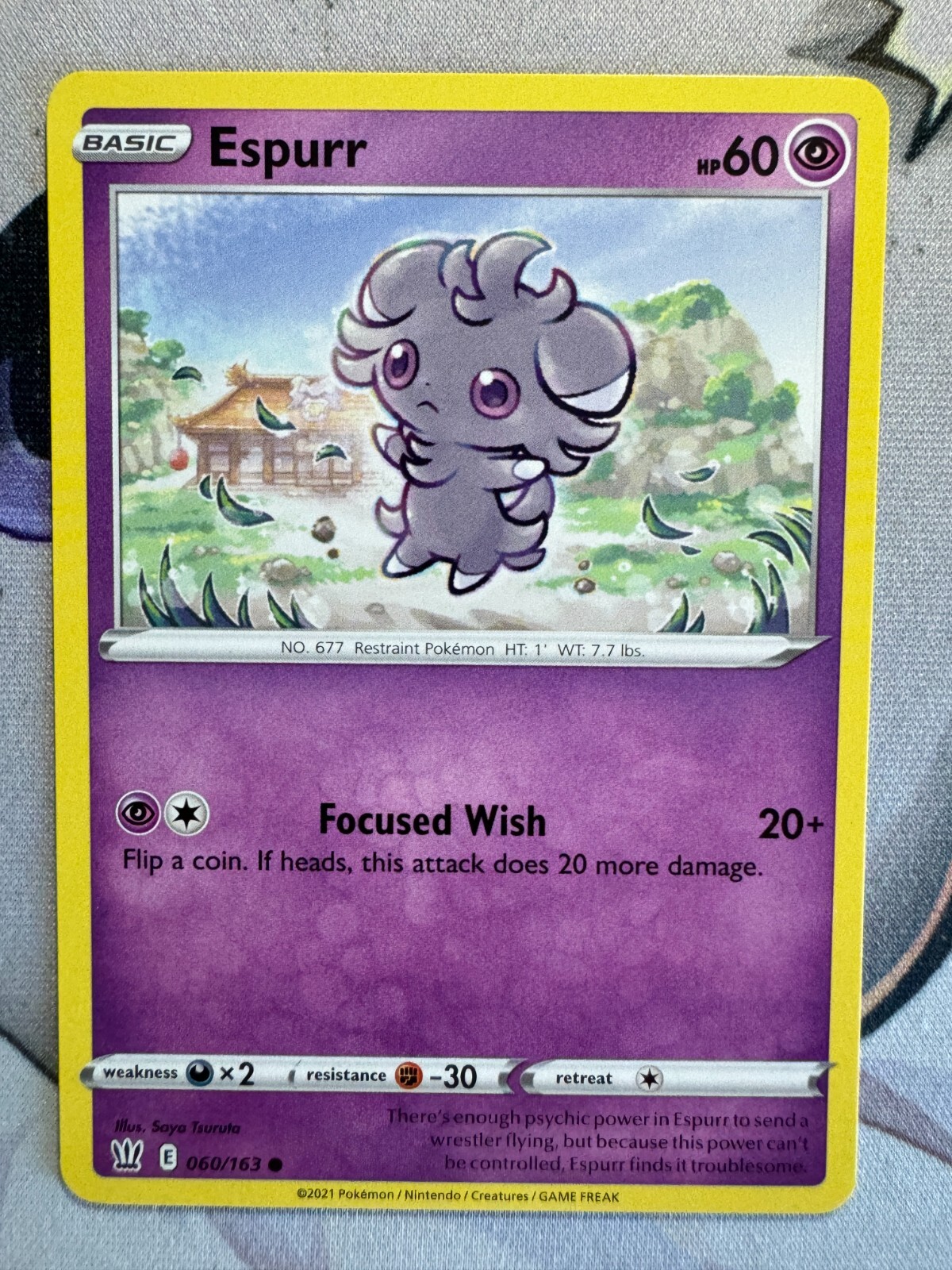 Espurr Non Holo English Pokemon TCG BKO875