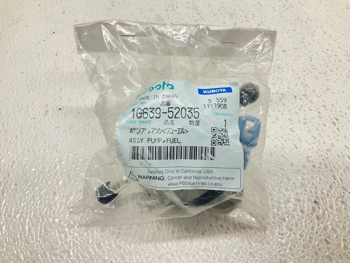 Kubota 1G639-52035 Fuel Assembly Pump 1G63952035 1G639 New (TSC 