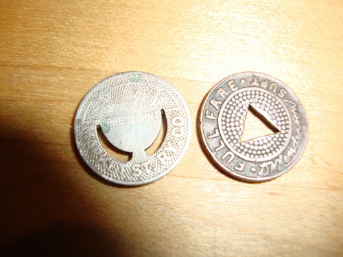 Rare, Vintage Railway Transit Tokens San Francisco -Seattle railway Lot of 2 - Picture 5 of 7