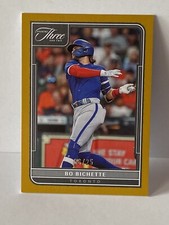 Bo Bichette, 2022 Panini Three & Two, Orange, 06/25, Short Print! Card 98