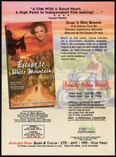 ESCAPE TO WHITE MOUNTAIN__Orig. 1994 Trade print AD / promo__CALEB SMITH__Apache