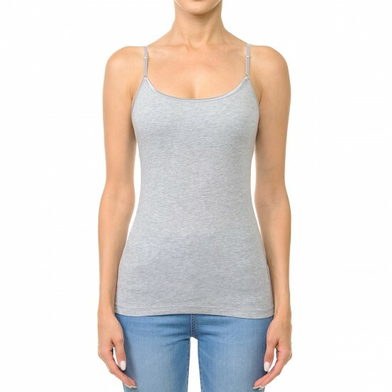cami tank tops with built in bra