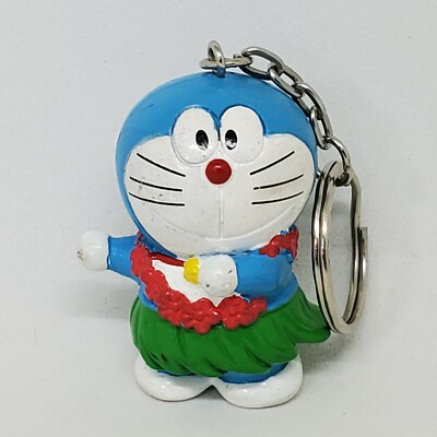 Doraemon Hula Cat Key Ring 2'' PVC Figure Keychain