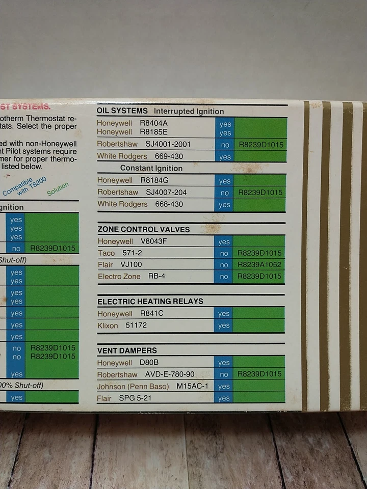 Honeywell T8200A1004Microelectronic Chronotherm Thermostat - Image 4 of 4