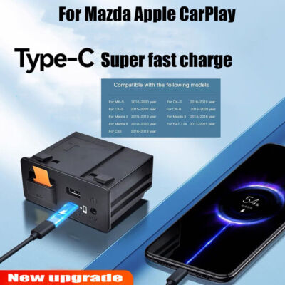 Carplay Adapter Android Auto USB HUB Retrofit kit For Mazda 2 3 6
