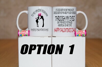 Valentinstag Tasse bedruckt Be Mine Kaffee Tee Tasse Neuheit Geschenk I Love You