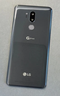 LG G7 ThinQ Replacement Back Battery Cover Housing Glass Camera Gray OEM