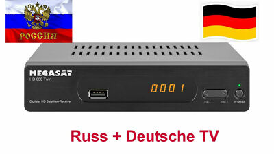 Russ TV -Megasat 660 Twin  Full HD Sat Receiver mit Russ TV