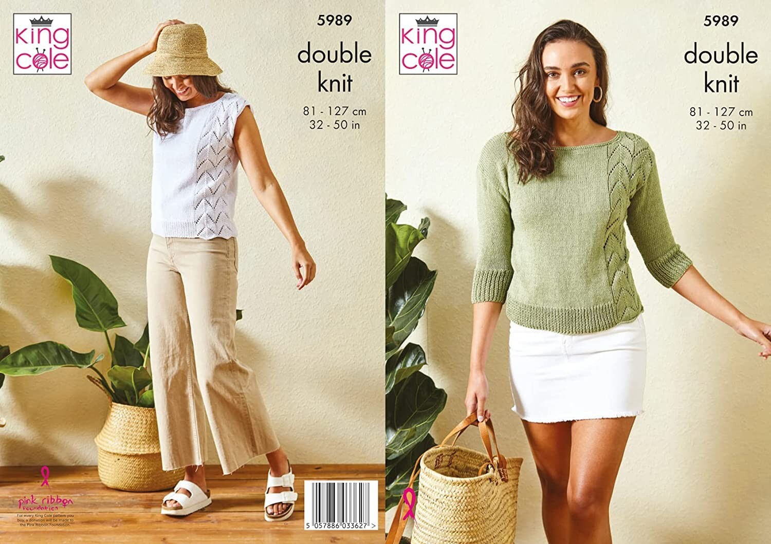 Tops in King Cole Linendale DK (5989) - Image 2