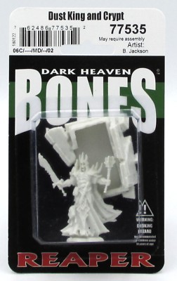 Reaper 77535 Dust King and Crypt (Bones) Undead Warrior Death Knight Lich & Tomb