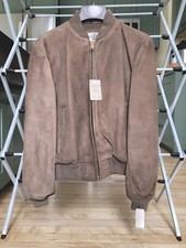 NOS Vtg Sears Jacket The Leather Shop Suede Bomber Brown 60s 70s 80s Mens 42