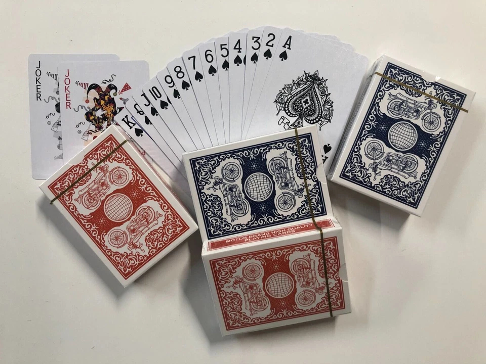 Clavijas y comodines hasta 8 jugadores juego de mesa con 4 barajas cartas de póker 12" Select Pine Foto 2 de 4