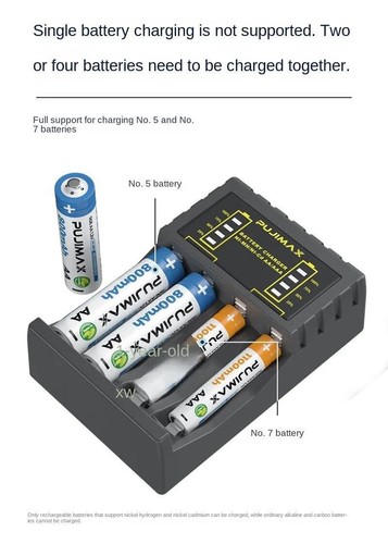 Battery Charger 4 Slot Intelligent Fast Charge with Indicator for 1.2v - Picture 24 of 24