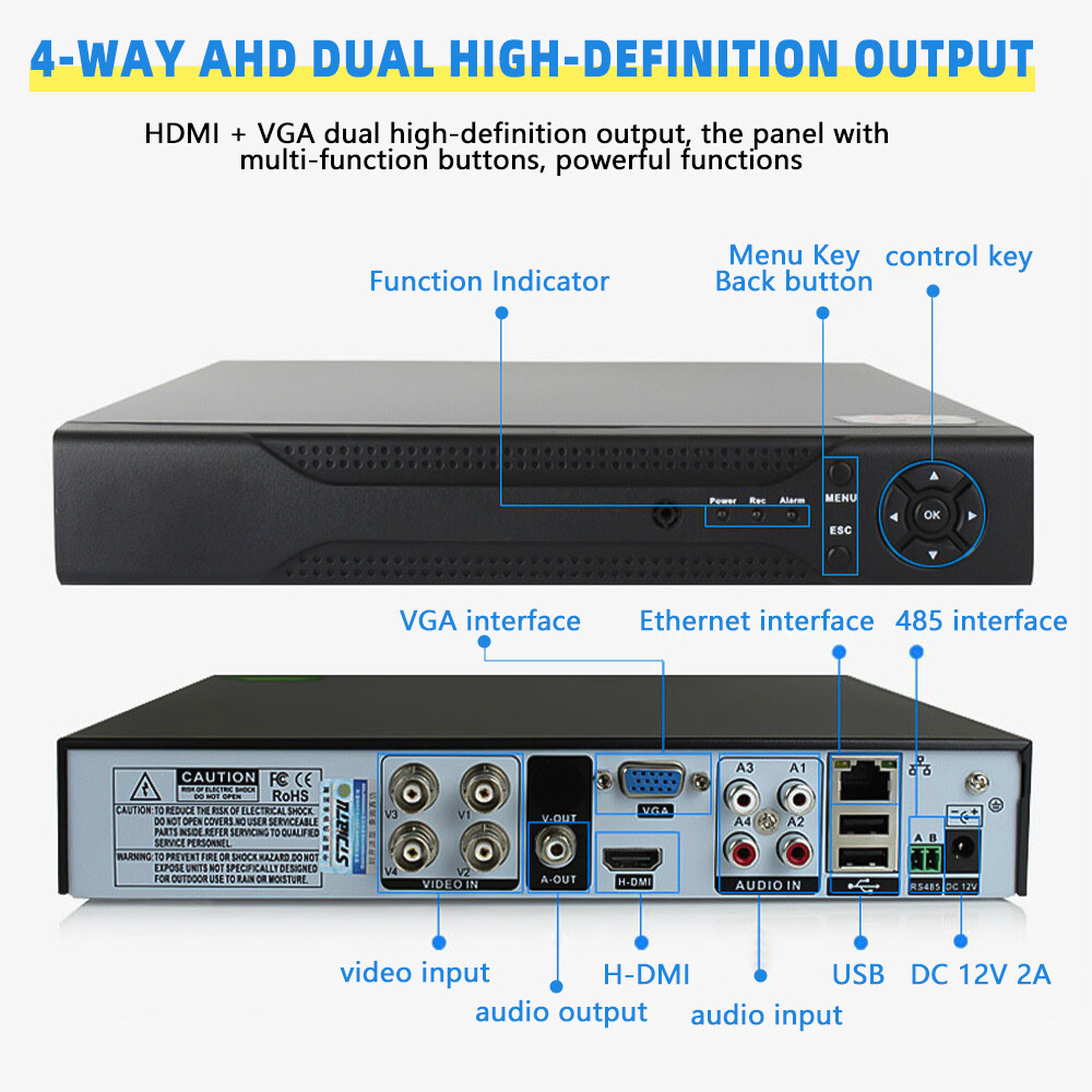 その他 DIGIguard 4CH MPEG4 DVR Amazon.co.jp: 「Origin」 DVR 録画装置 4チャンネル（ビデオ4） P2P