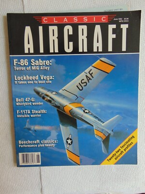 #ad Classic AIRCRAFT Magazine June 1992 BELL 47 G Whirlybird $7.50