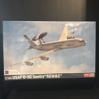 ACADEMY 12629 USAF E-3G SENTRY AEW&C MODEL KIT-NIB-1/144 SCALE