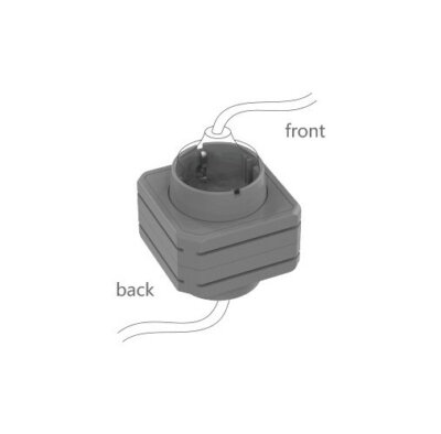allocacoc Power Extension DUO 5 m, Schuko 2fach Verlängerungskabel