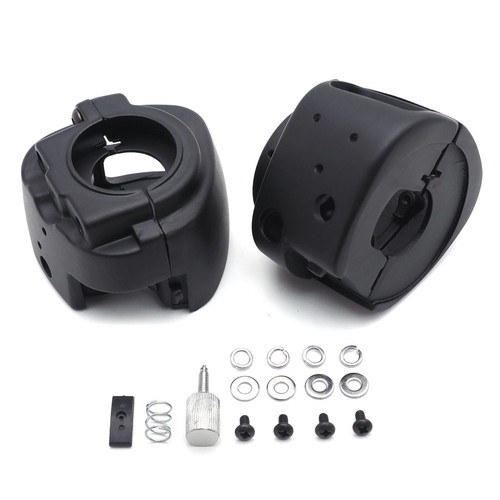 Chrome Switch Housing Cover Fit For Dyna/Sportsters/Softail/V-Rod/Touring - Foto 8 di 14
